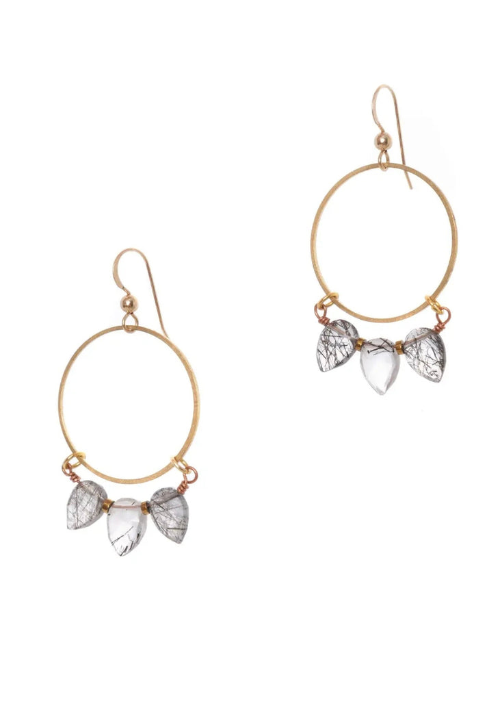 Hailey Gerrits | Shyla Earrings | Quartz