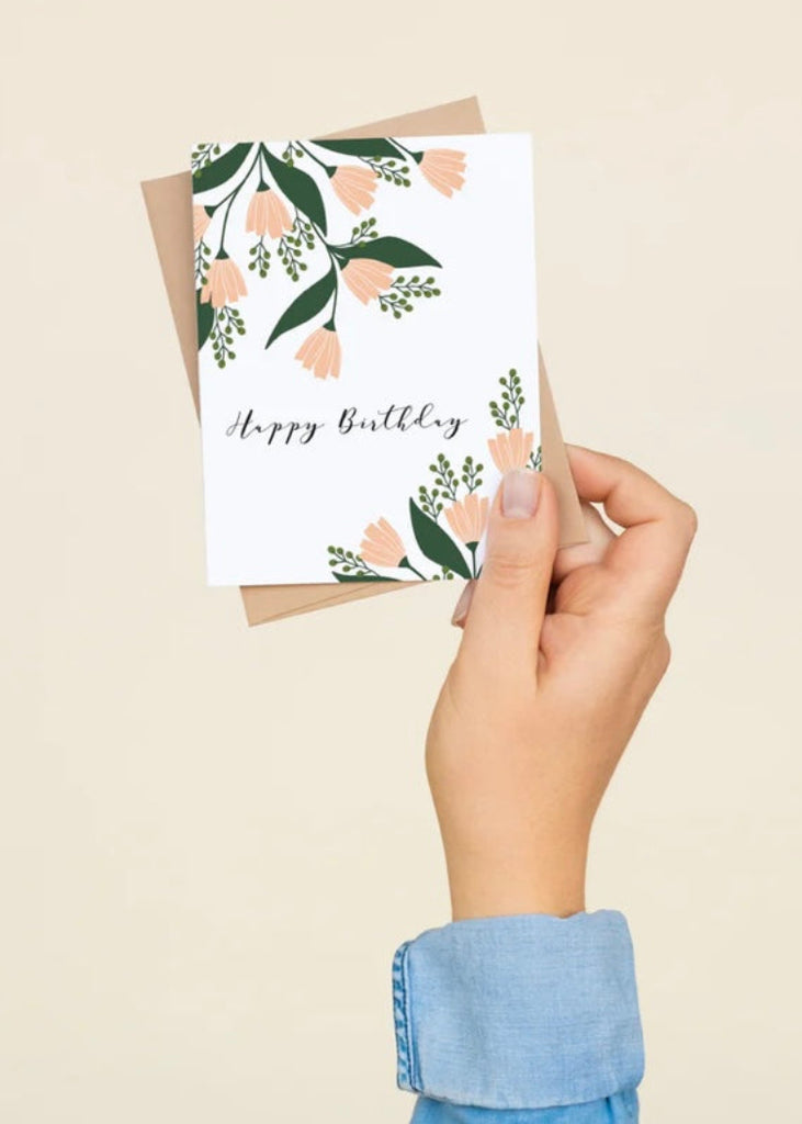 Hazelmade | "Happy Birthday" Tea Tin Bouquet Card