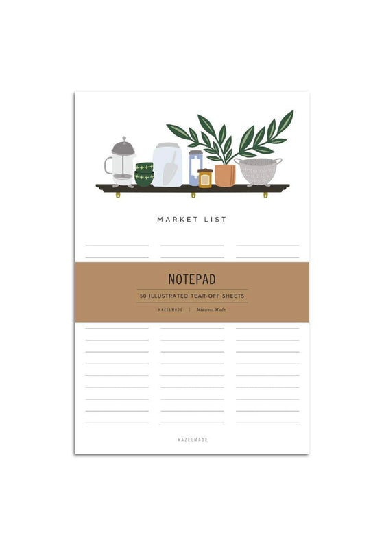 Hazelmade | Market List Kitchen Shelf Notepad