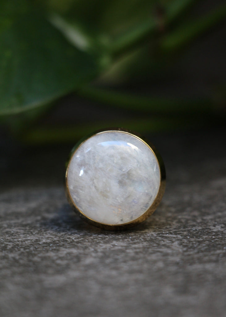 Stephen Estelle | Rainbow Moonstone Ring
