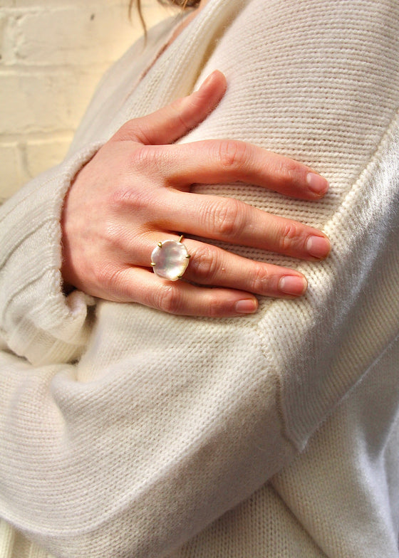 Original Eve | Freshwater Pearl Coin Ring