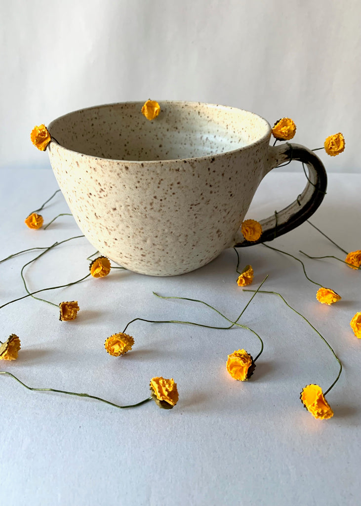 Gina DeSantis Ceramics | Luna Cappuccino Cup - Sand