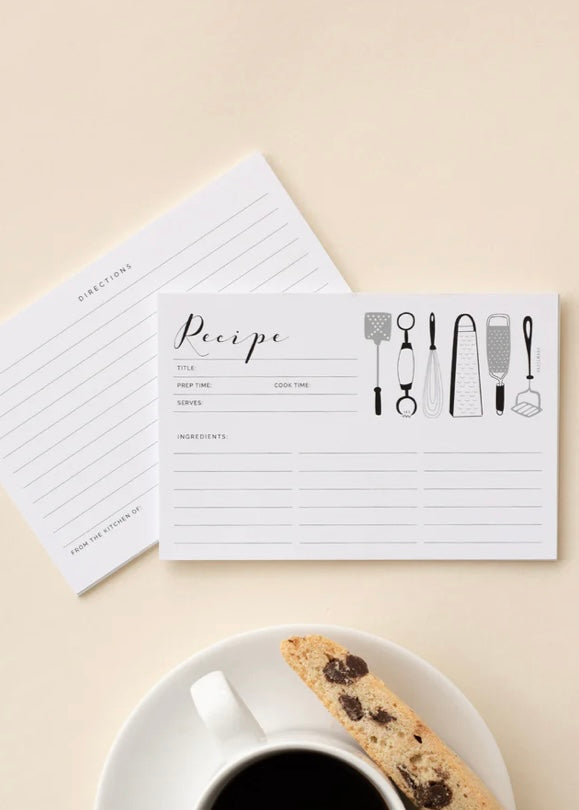 Hazelmade | Recipe Card Set Kitchen Utensils