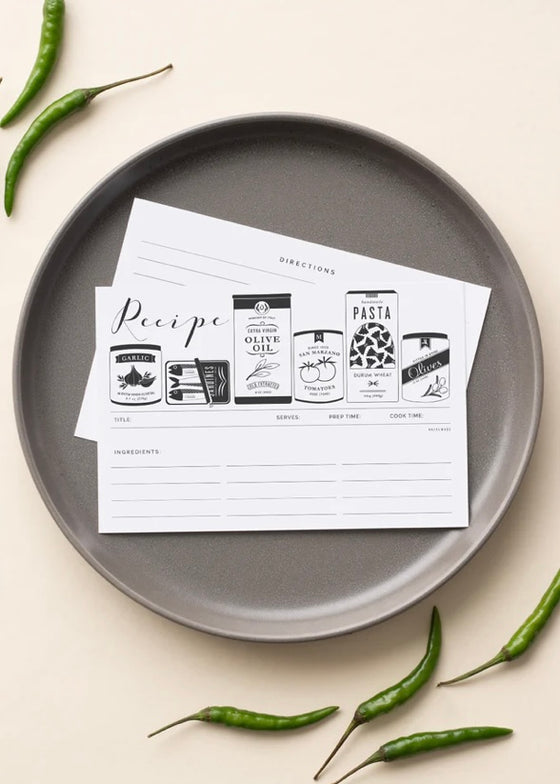 Hazelmade | Recipe Card Set Italian Market