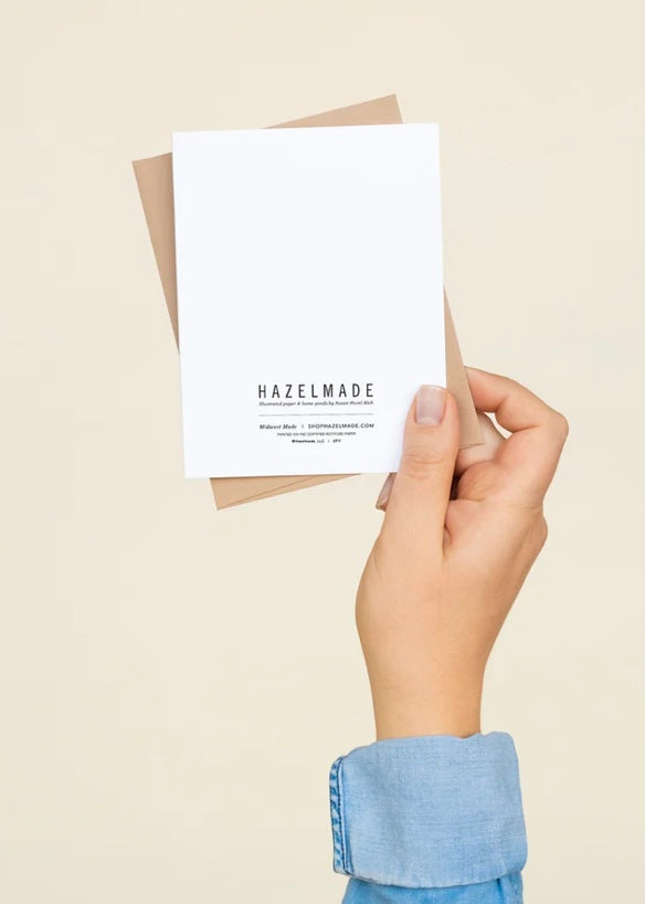 Hazelmade | Note Card "Happy Birthday" Wildflowers