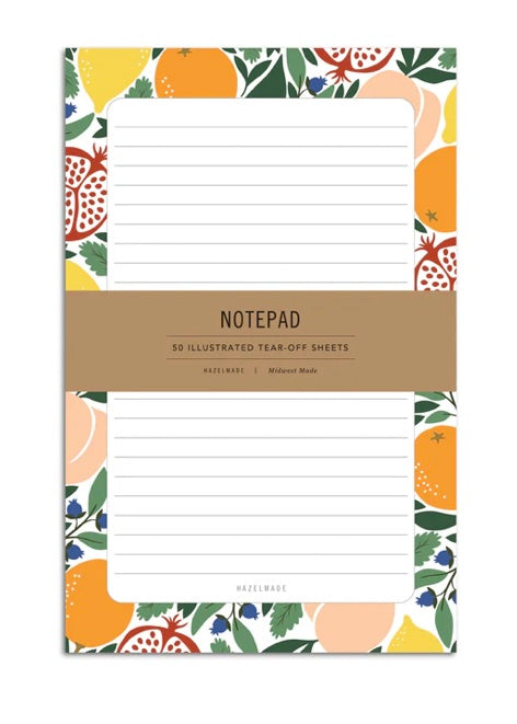 Hazelmade | Notepad Fruits