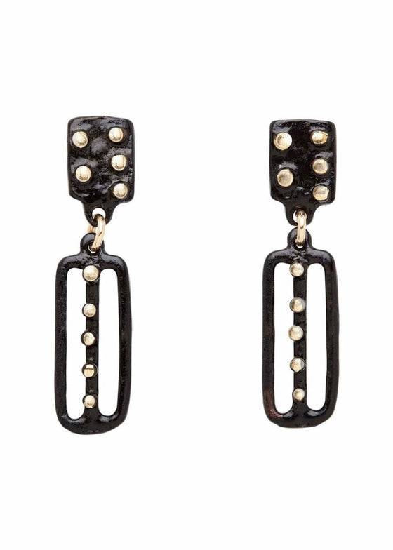Julie Cohn | Kusama Black Earring