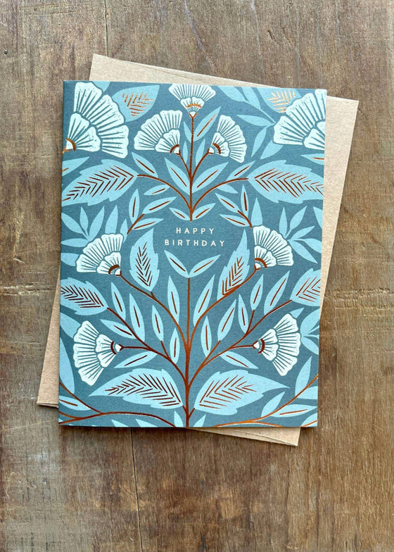 Katharine Watson | "Happy Birthday" Foil Stamped Card