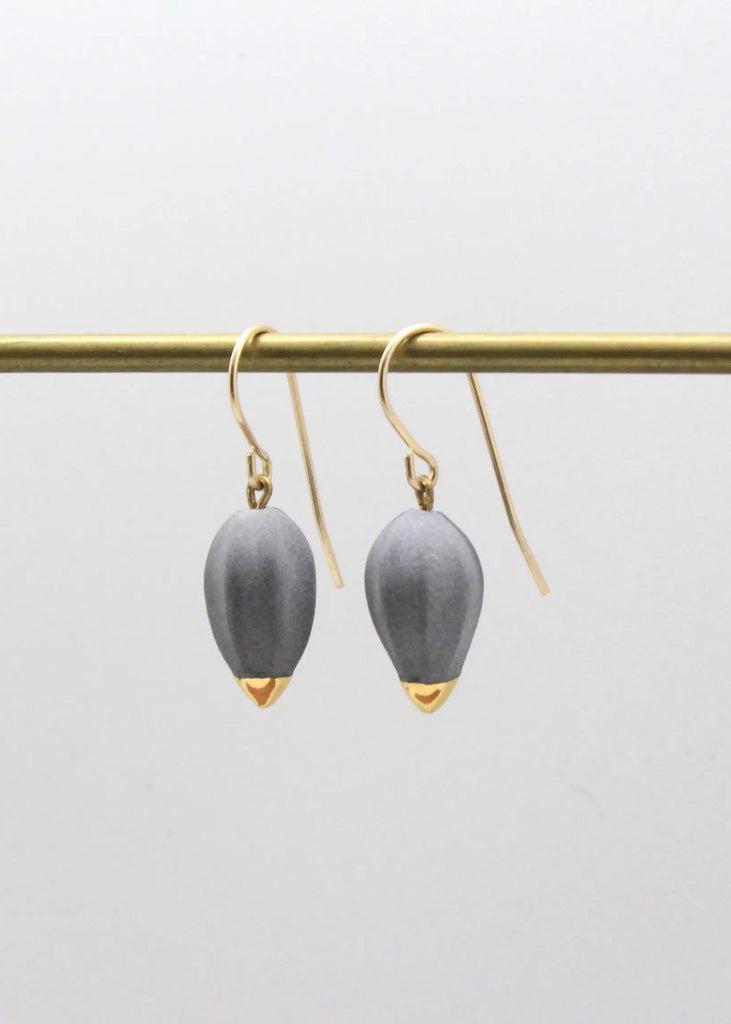 Mier Luo | Seed Earrings | Grey