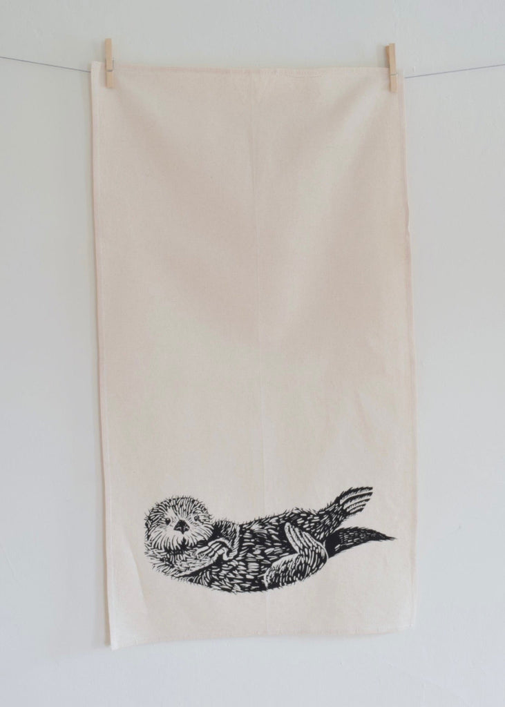 Organic Cotton Tea Towel | Otter