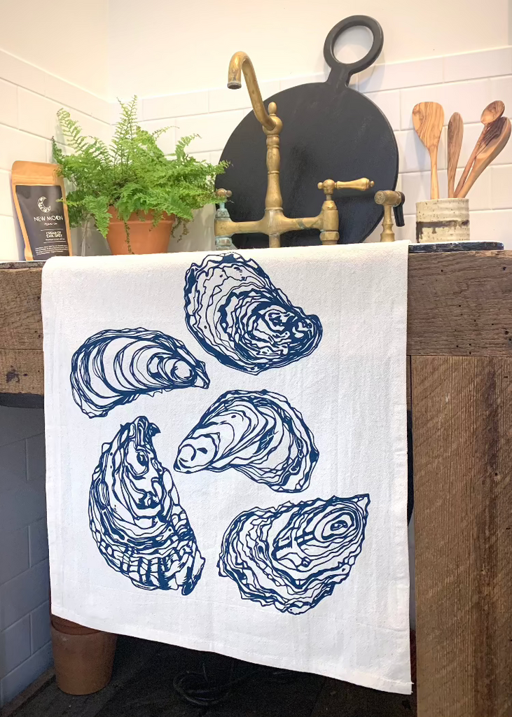 Organic Cotton Kitchen Towel | Oyster