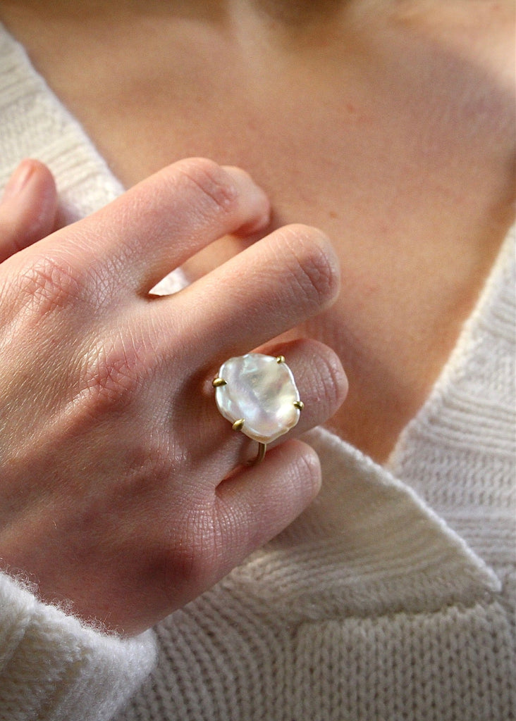 Original Eve | Freshwater Pearl Coin Ring