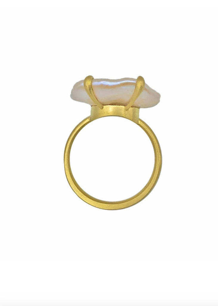 Original Eve | Freshwater Pearl Coin Ring