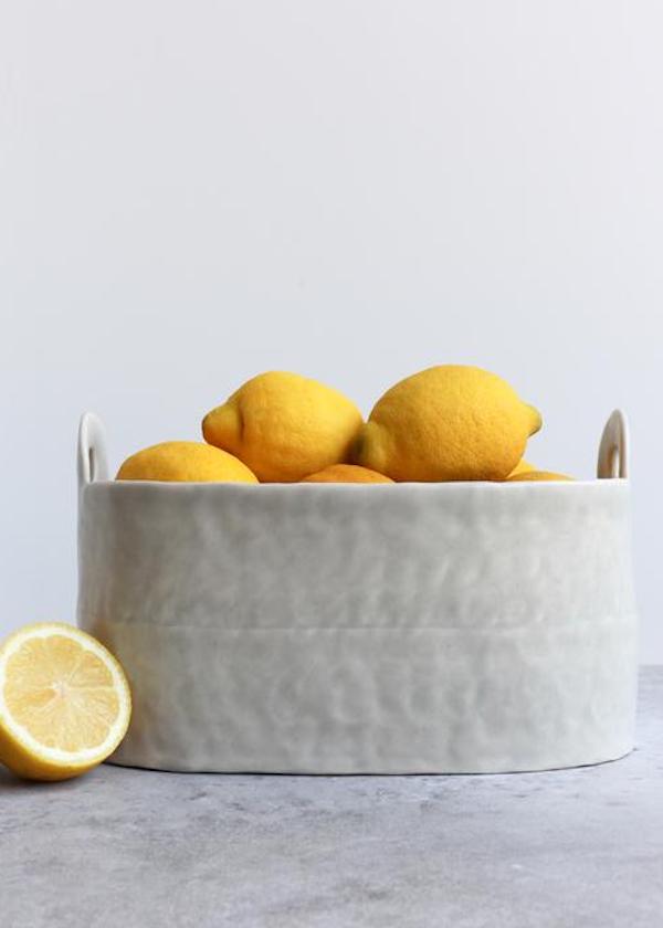 Elizabeth Benotti Ceramics | Pinched Basket | Seafoam