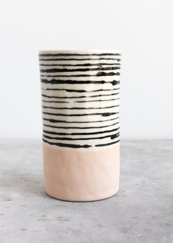 Elizabeth Benotti Ceramics | Tall Tumbler | Blush