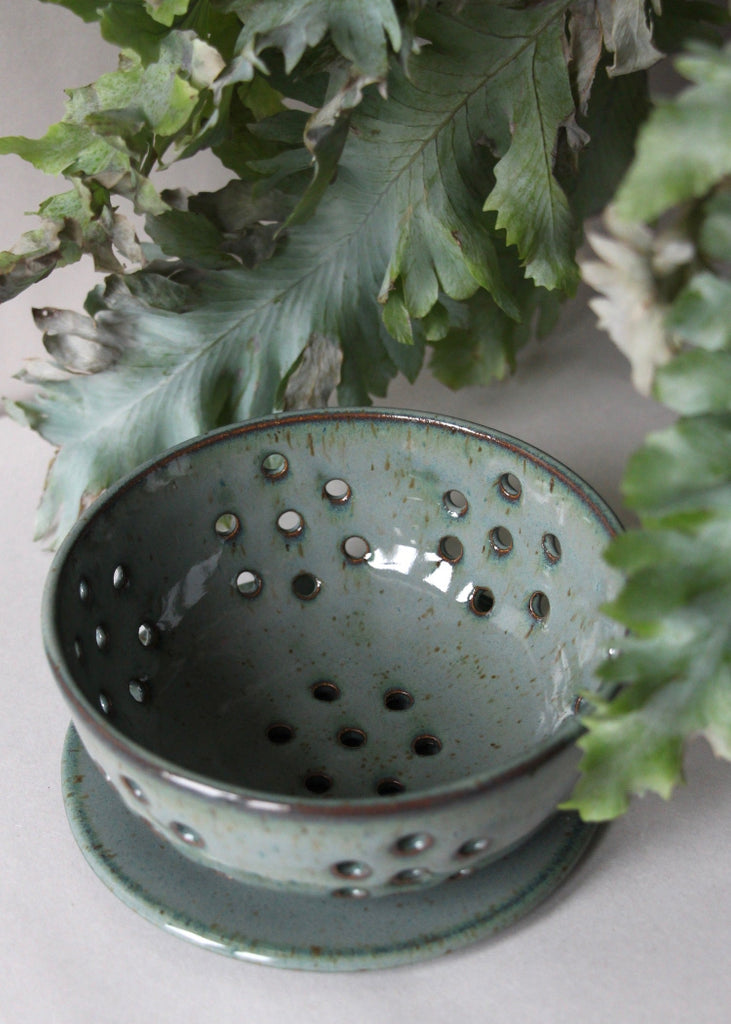 RachaelPots | Berry Bowl + Saucer: Small |  Sage