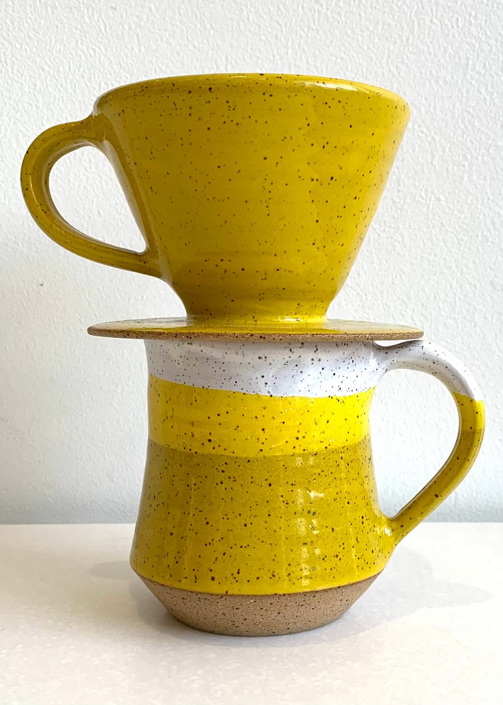 RachaelPots | Coffee Pour Over | Yellow