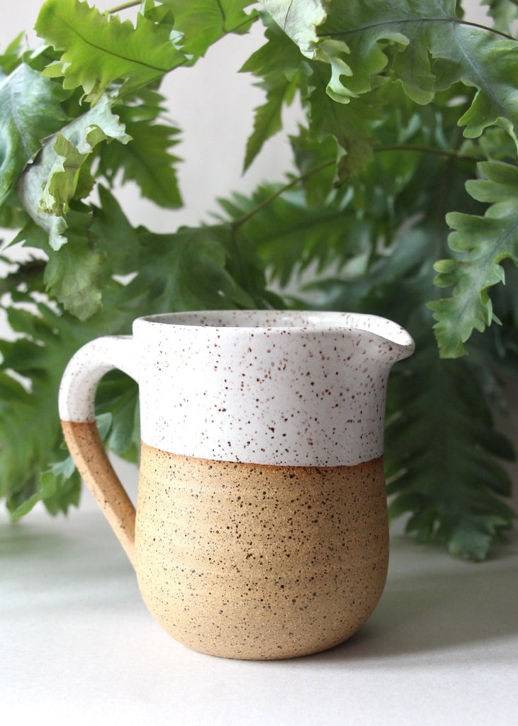 RachaelPots | Pitcher | Small | Nude/White