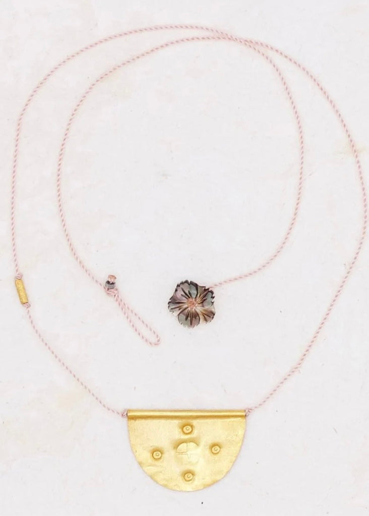 River Song | Large Halfmoon Talisman Necklace