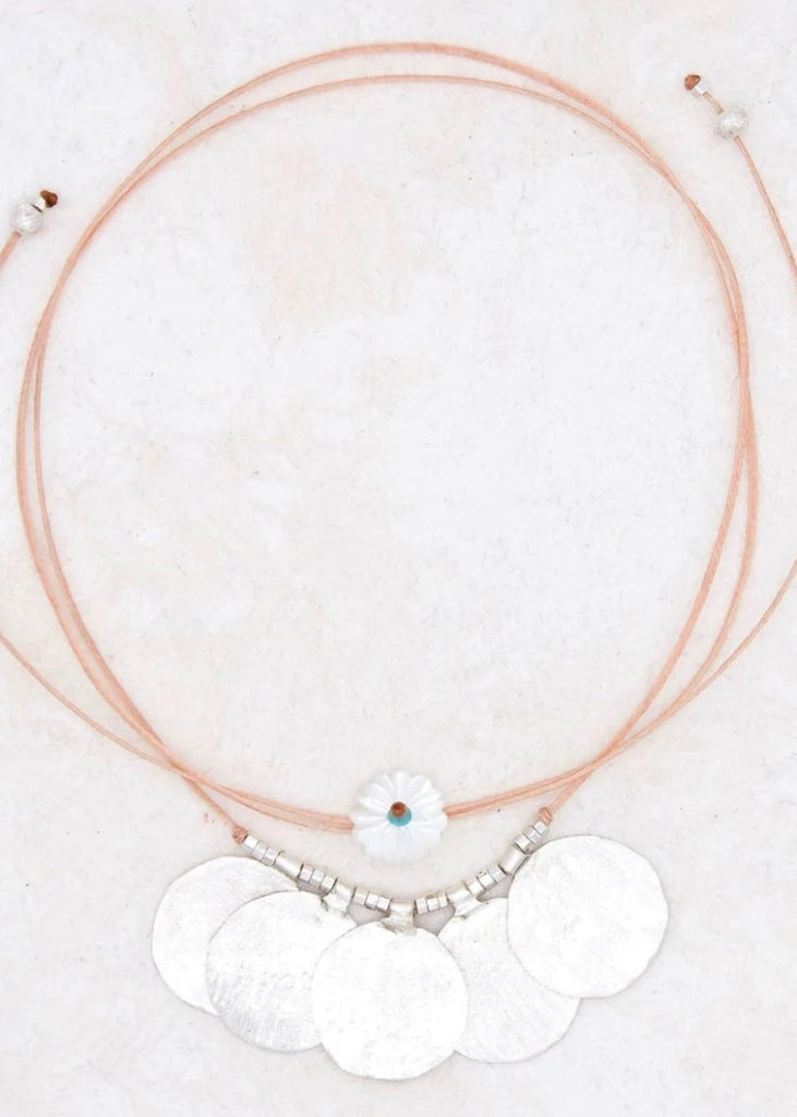 River Song | Silver Gypsy Coin Necklace
