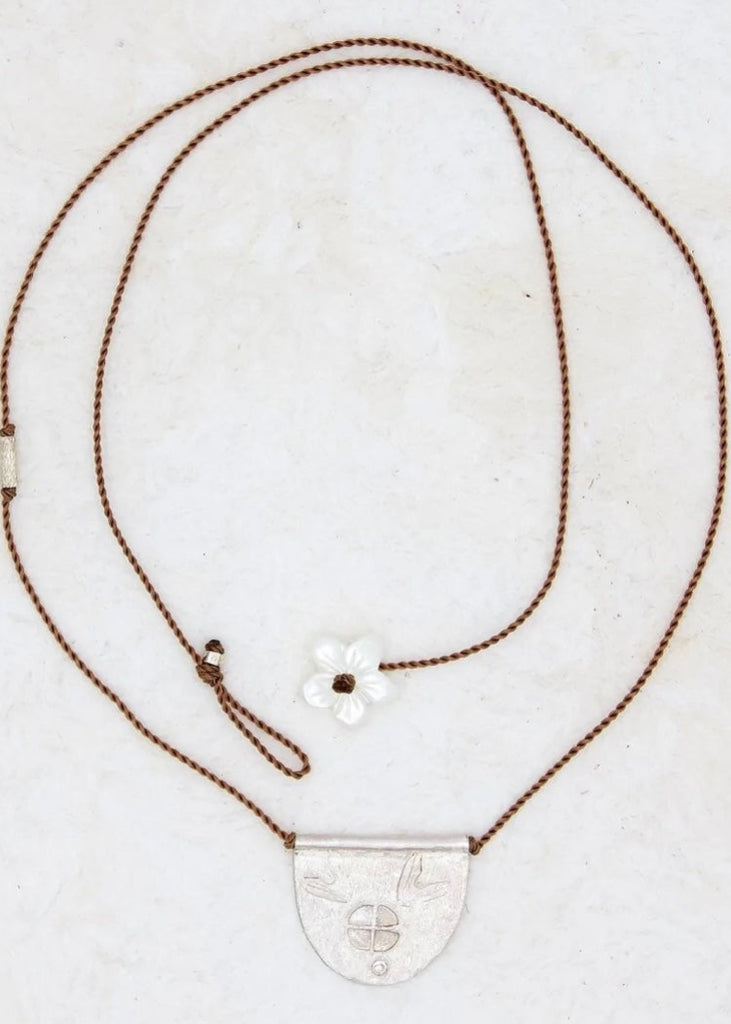 River Song | Sterling Silver Halfmoon Talisman Necklace