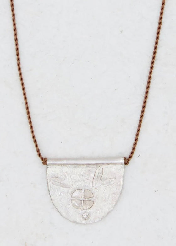 River Song | Sterling Silver Halfmoon Talisman Necklace