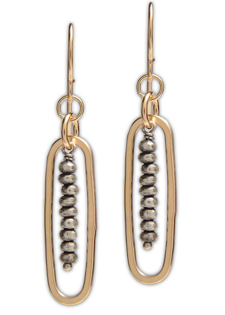 Rounded Rectangle Earrings