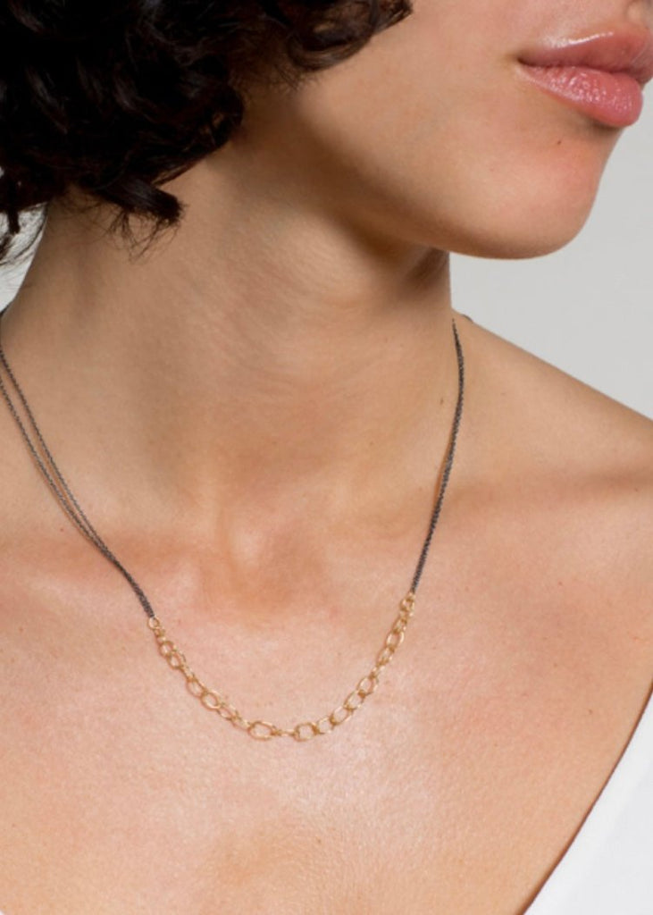 Sarah McGuire | Handmade 18k Links OX Double Chain