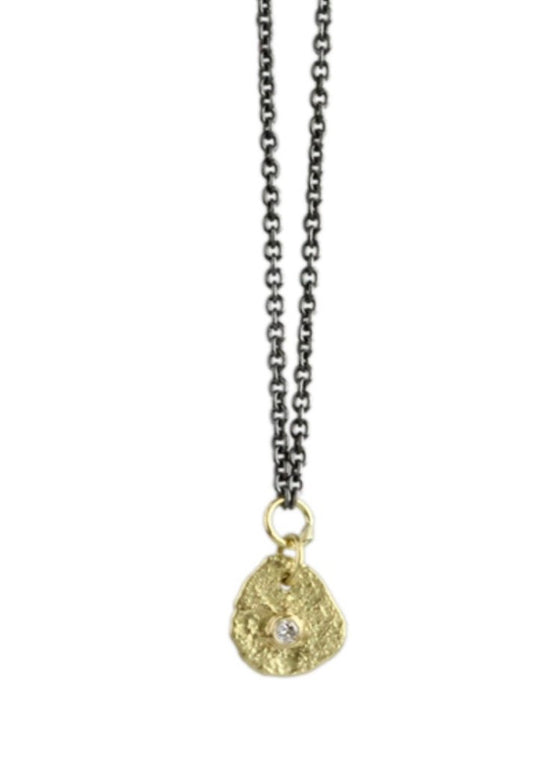 Sarah McGuire | Kelp 18k w/ Bezel Set Diamond OX Chain