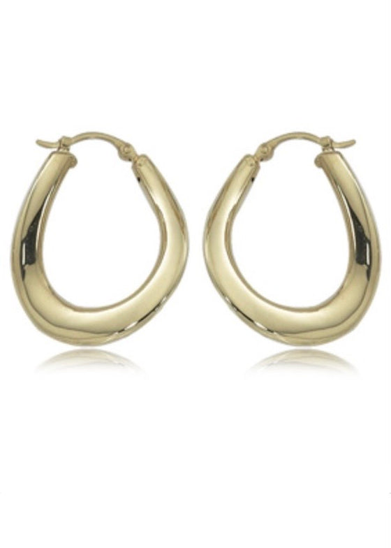 Carla Corp | 14k Small Wavy Hoop