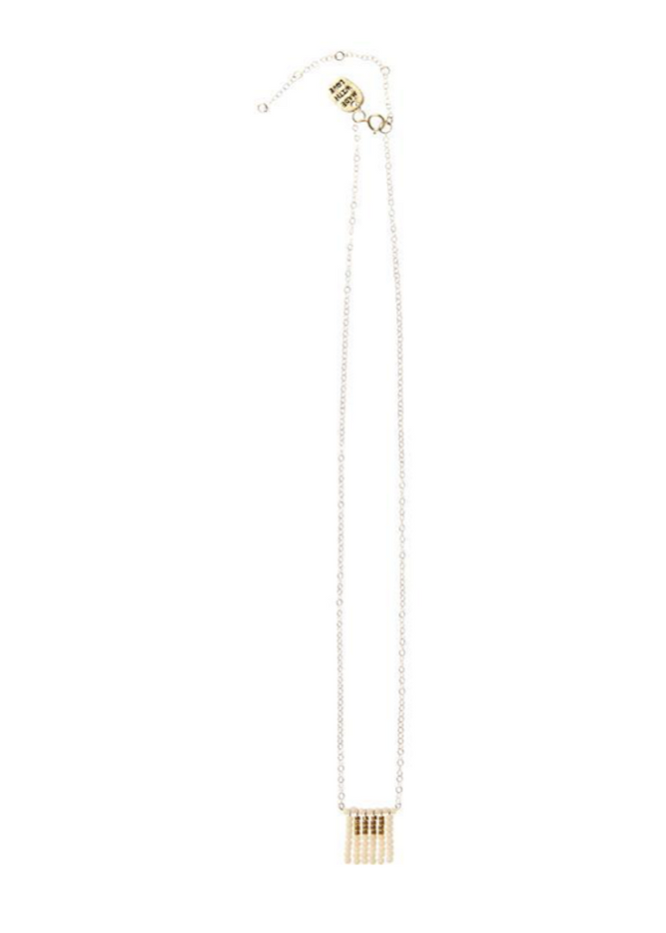 Sidai Designs | Short Block Tassel | Chain Necklace