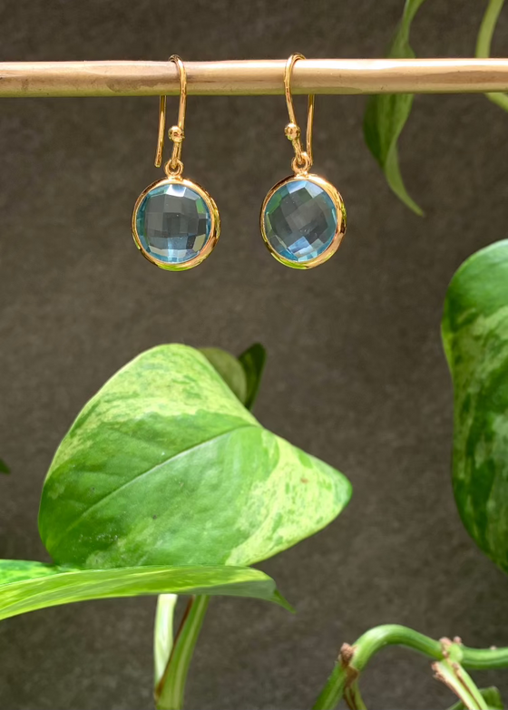 Stephen Estelle | Blue Topaz Earrings