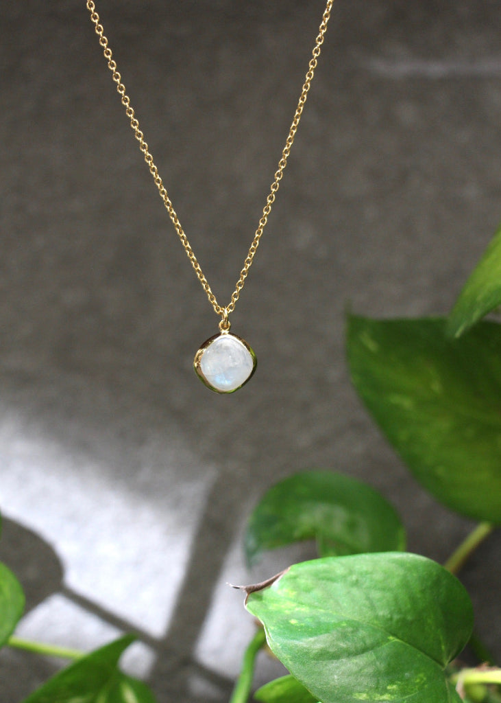 Stephen Estelle | Rainbow Moonstone Necklace