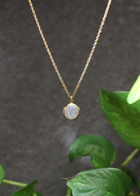 Stephen Estelle | Rainbow Moonstone Necklace