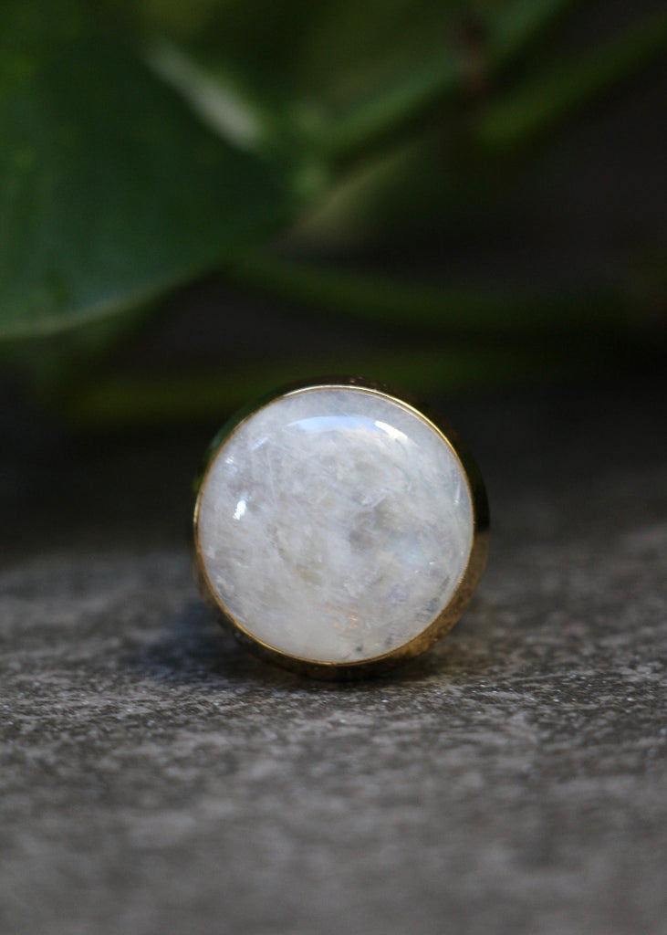 Stephen Estelle | Rainbow Moonstone Ring