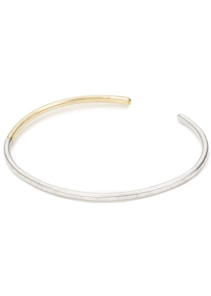 Colleen Mauer | Gibbous Cuff Bracelet | Gold + Silver