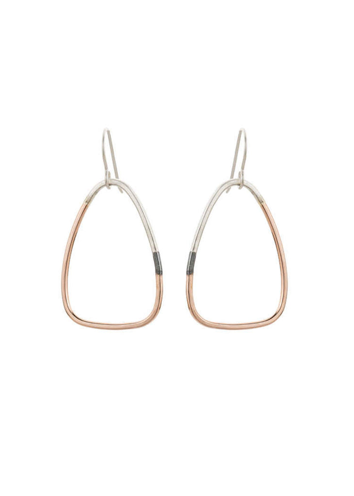 Colleen Mauer | Tri-Toned Triad Earrings