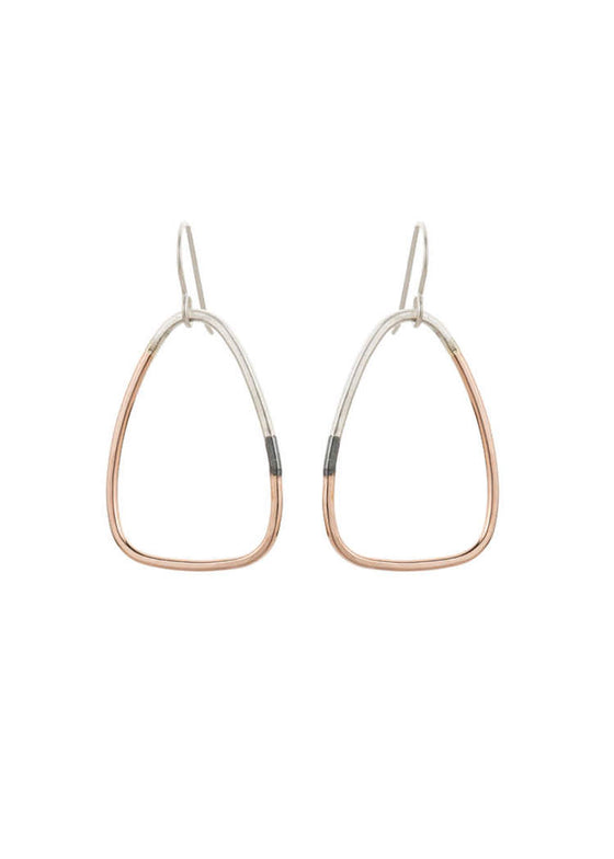 Colleen Mauer | Tri-Toned Triad Earrings