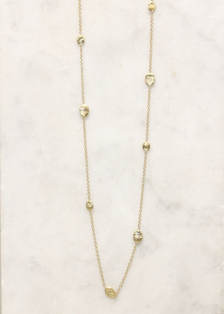 Victoria Cunningham | 14k 16" Golden Flake Necklace