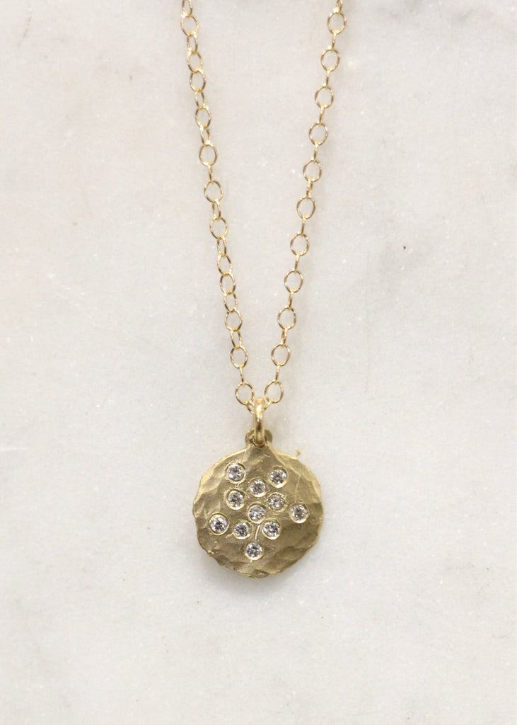 Victoria Cunningham | Small Diamond Splash Necklace