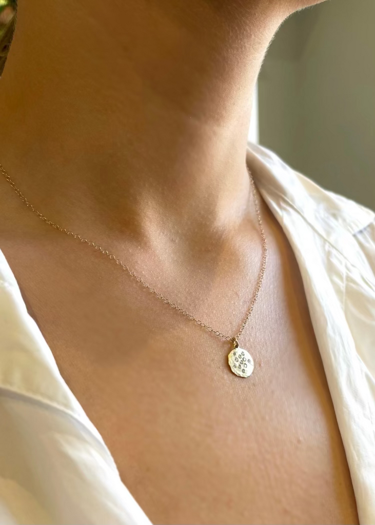 Victoria Cunningham | Small Diamond Splash Necklace