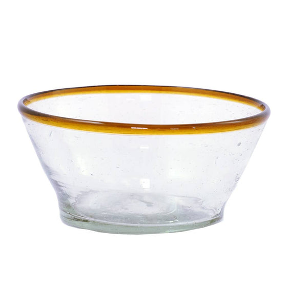 Small Amber Rim Bowl