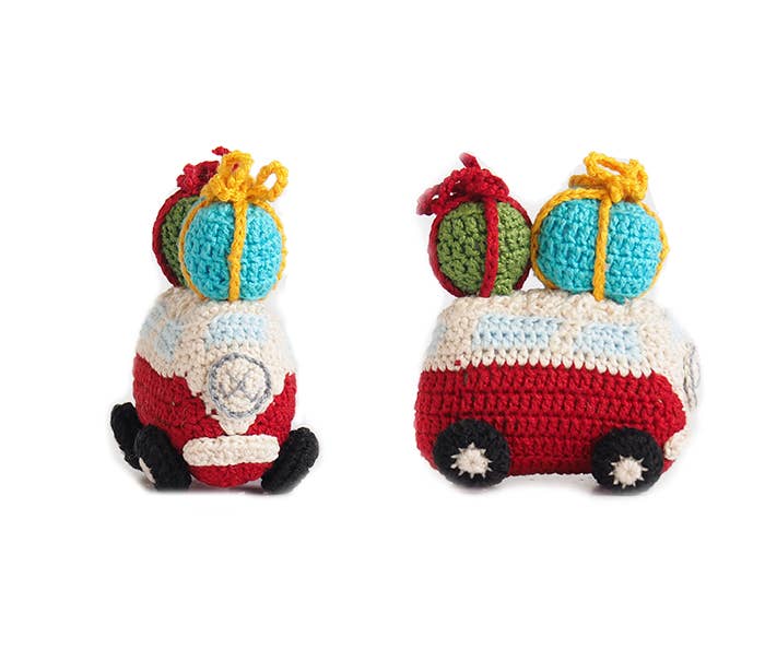 Van with Gifts Ornament