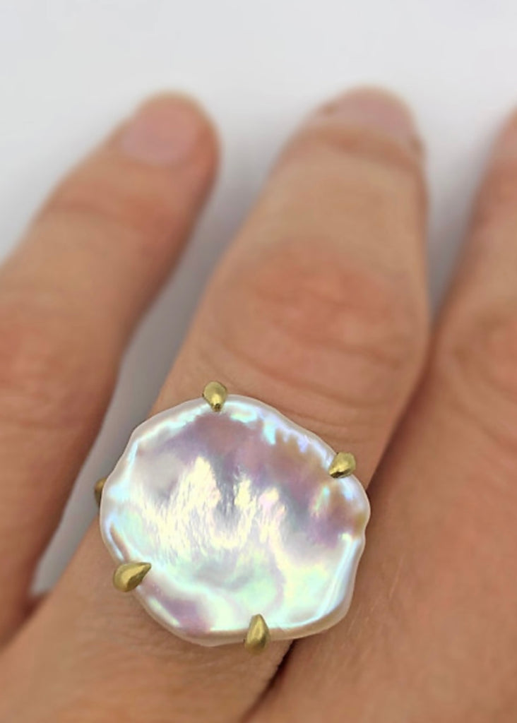Original Eve | Freshwater Pearl Coin Ring