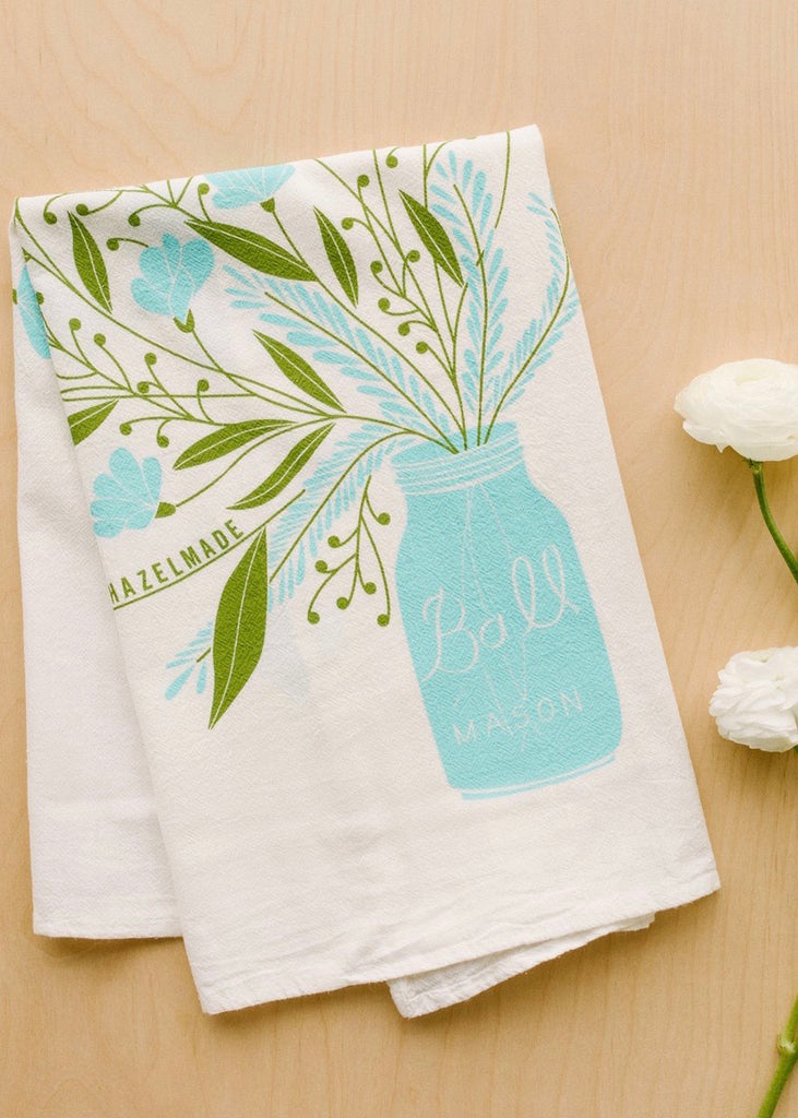 Hazelmade | Kitchen Towels Mason Jar Bouquet