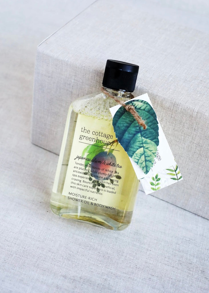 Shower Oil + Body Wash | Japanese Plum & White Tea
