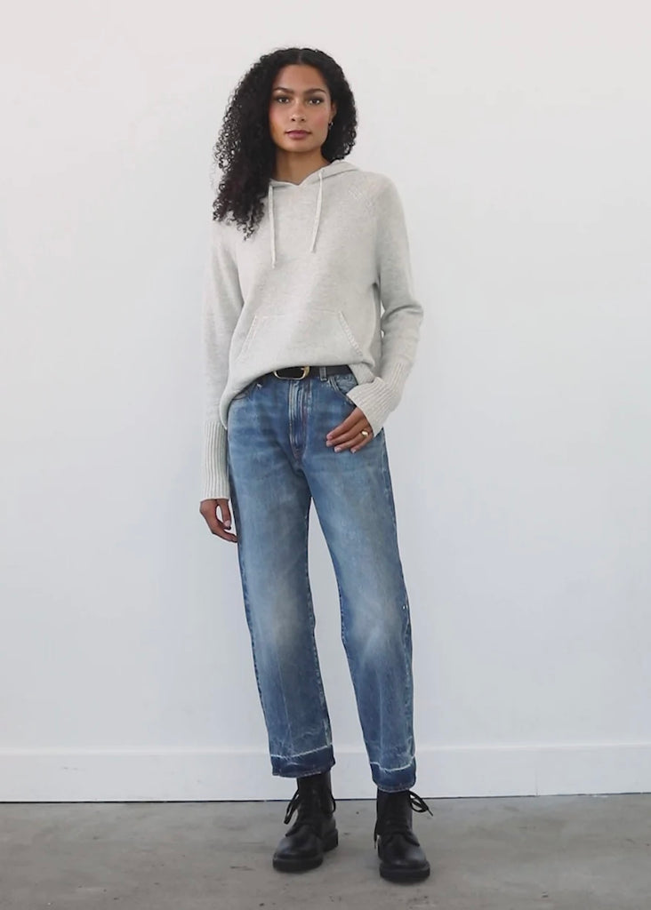 Not Monday | Alex Cashmere Hoodie in Cloud
