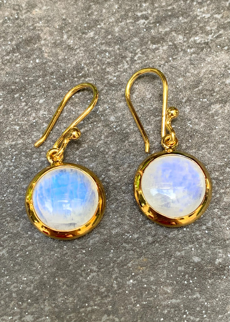 Stephen Estelle | Rainbow Moonstone Earring