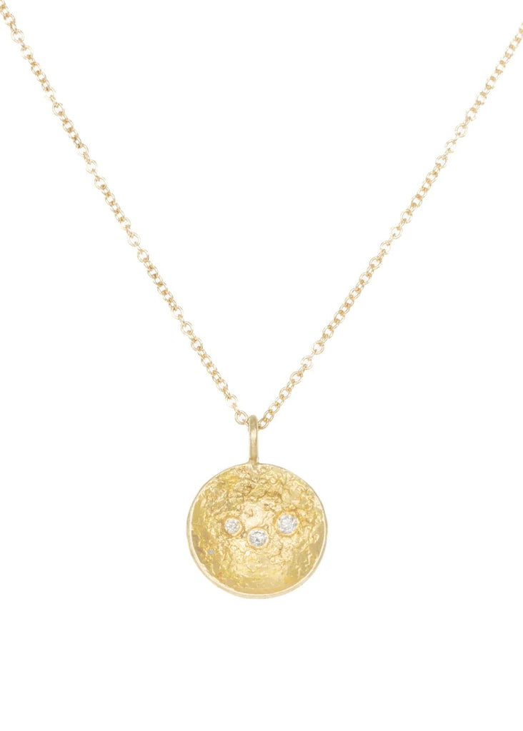 Kate Maller | Double Gold Moon Surface Pendant