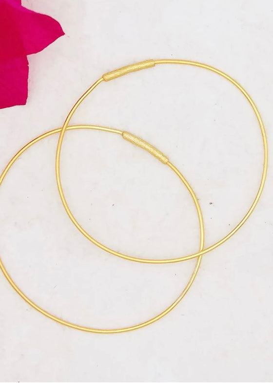 River Song | Wobbly Golden Hoops